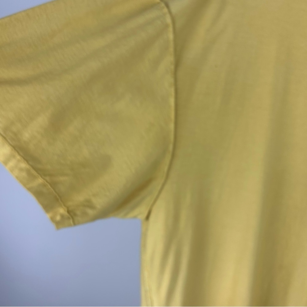We The Free Yellow 100% Cotton Short Sleeve Expose Seaming Tee Size M/L - Picture 5 of 8